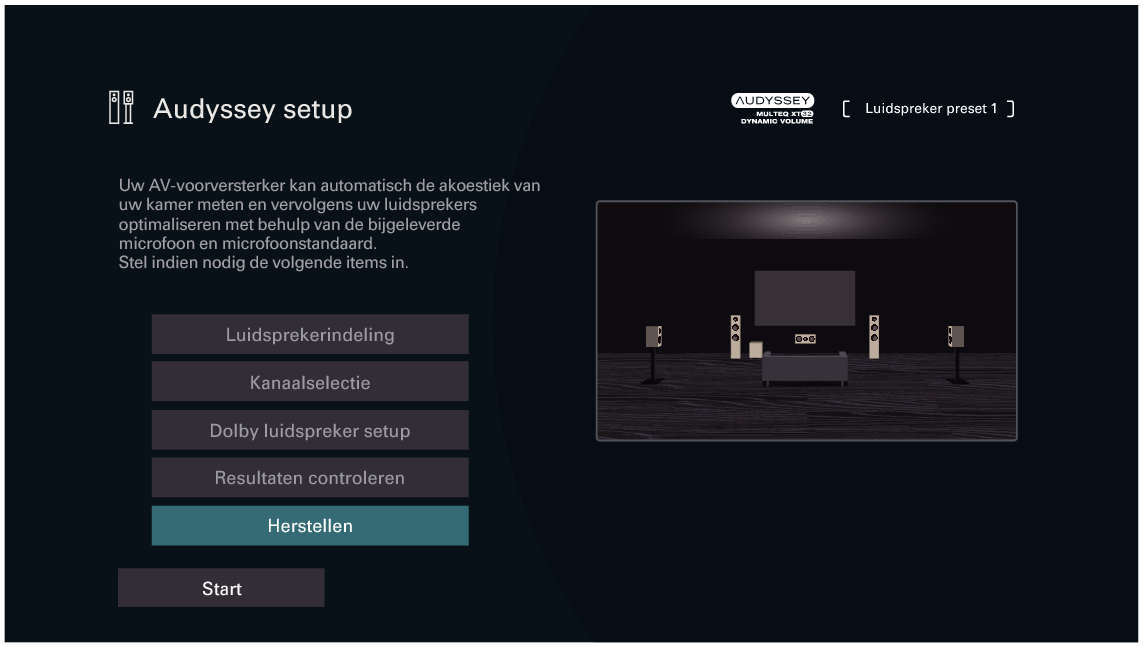 GUI AudysseySetup AV10